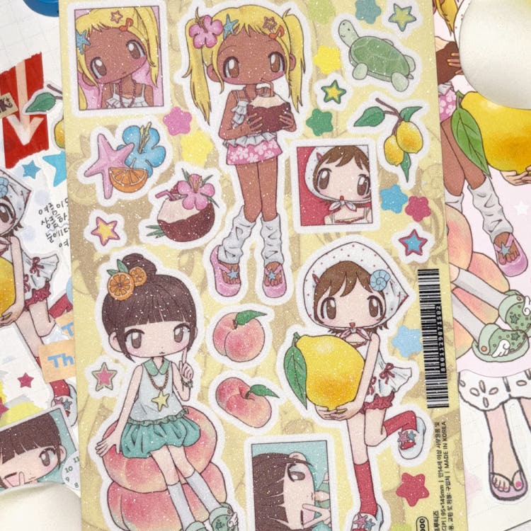 zkzk studio - summer fruity sticker