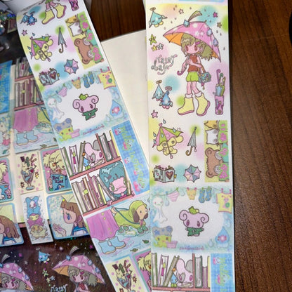 Accio Shop - Rainy day roll sticker kiss cut tape