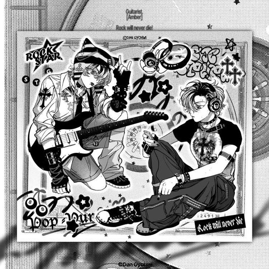 Gyohwi - rockstar Sticker