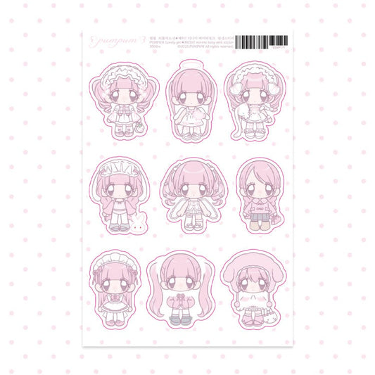 pumpum - meta mini me baby pink sticker