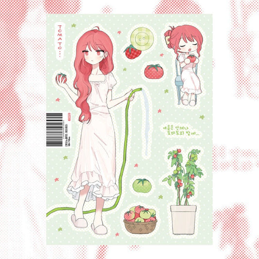 towanoflat - tomato sticker