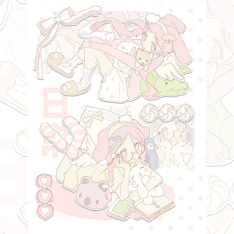 Yurica - Rest day Holographic Sticker