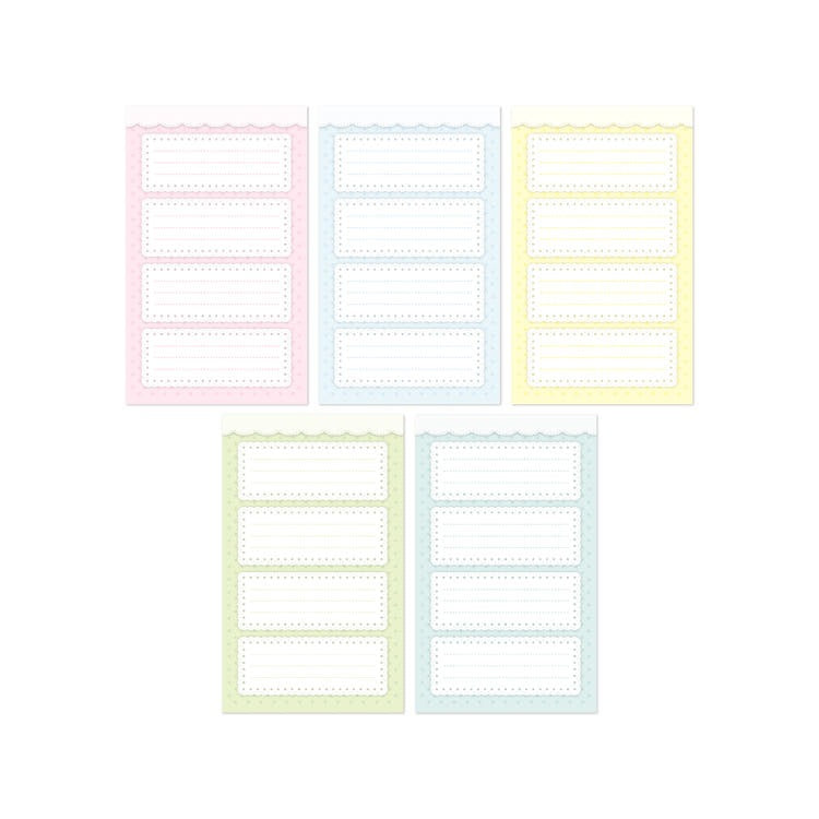Nevertheless - lace weekly memo sheet sticker