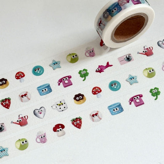 Bit By Bit - eyes masking tape