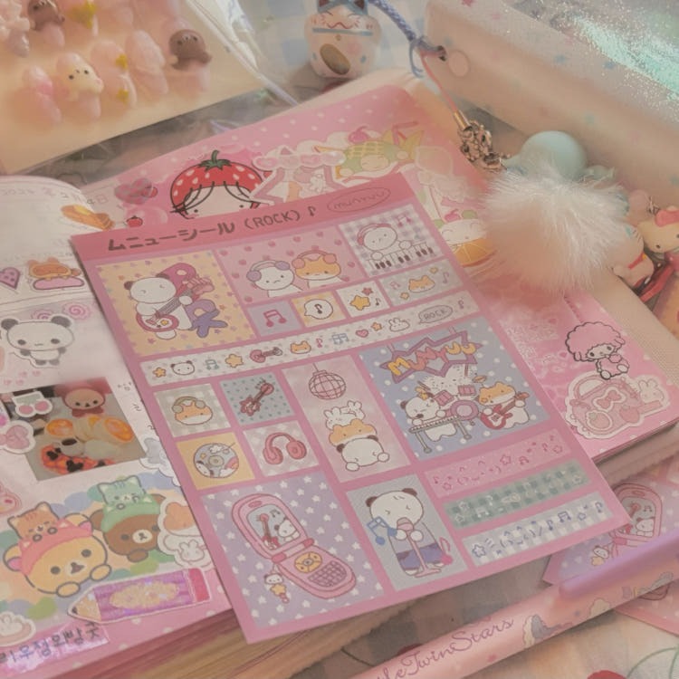 munyu - rock sheet sticker