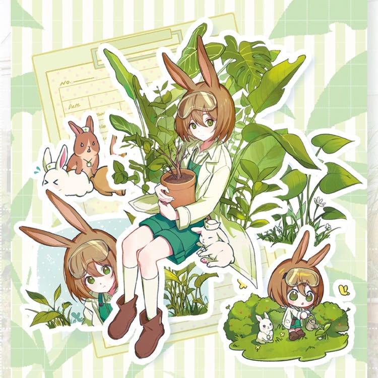 DOR - greenhouse hospital diecut sticker