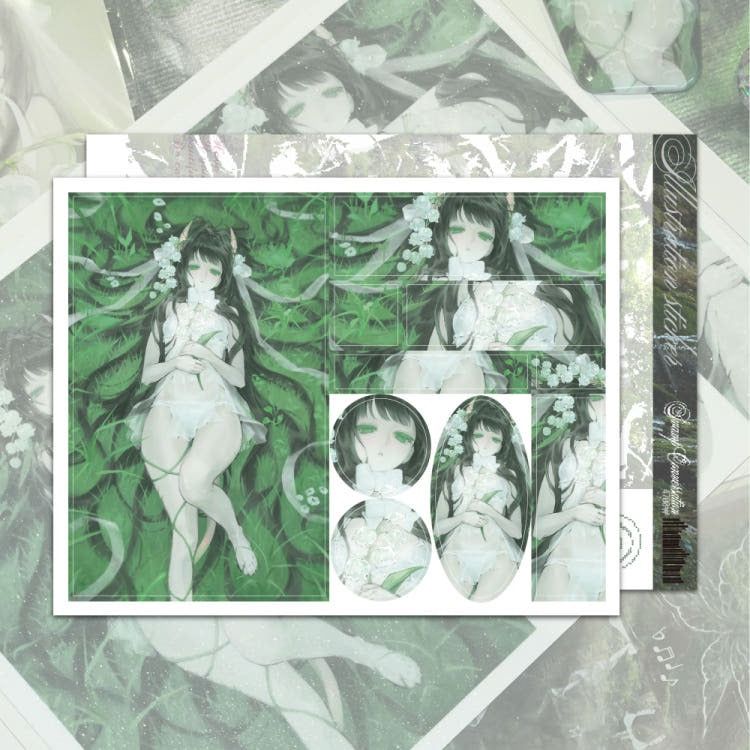 huae - swamp sticker sheet