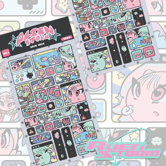 alien storm - no.1 sheet sticker
