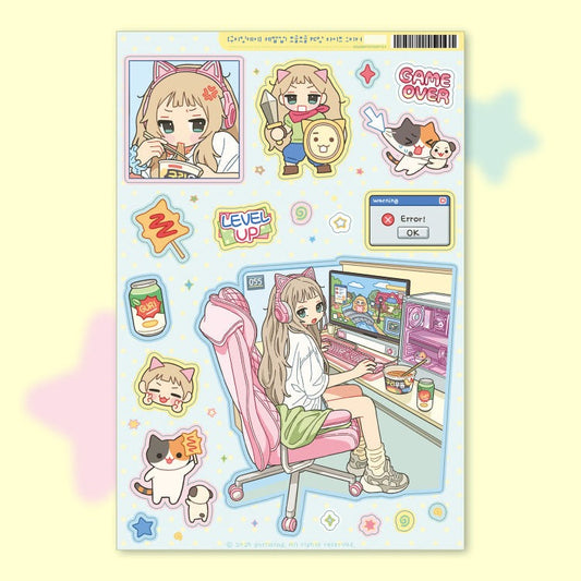 Guriming - level up PC sticker