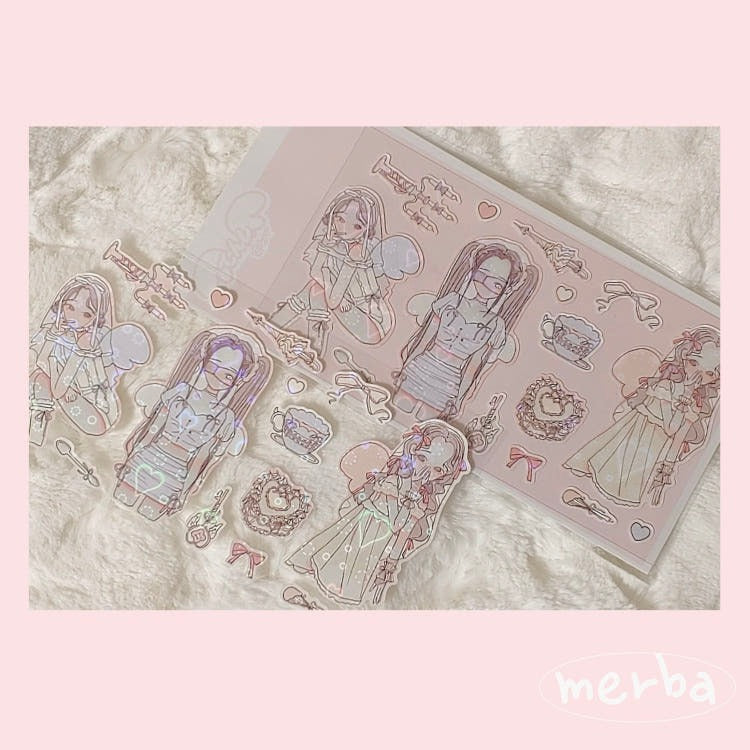 Merrba - tenshi Seal Sticker