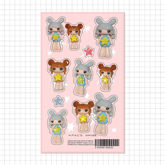 kiki_zone_hiki - Paper Doll Girls Sticker
