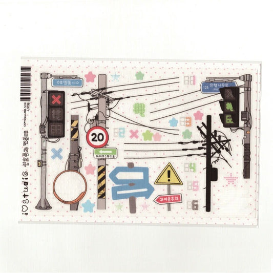 iostudio - traffic light Transparent Sticker