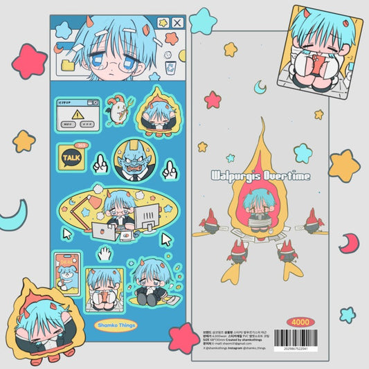 ShamkoThings - overtime Sticker