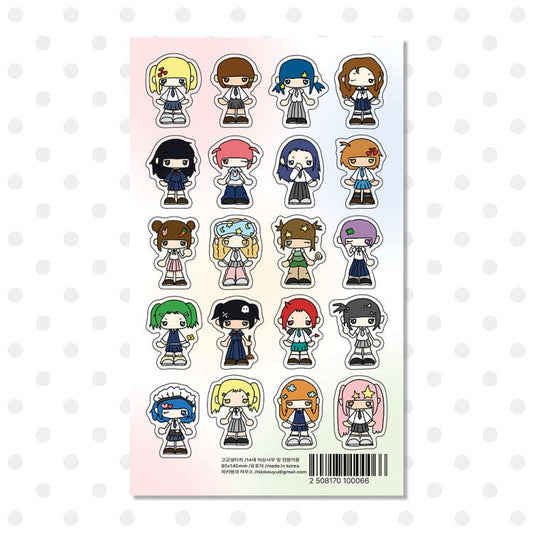 kiki_zone_hiki - High School Teacher Mini Character Sticker
