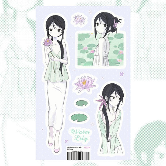 towanoflat - water lily sticker