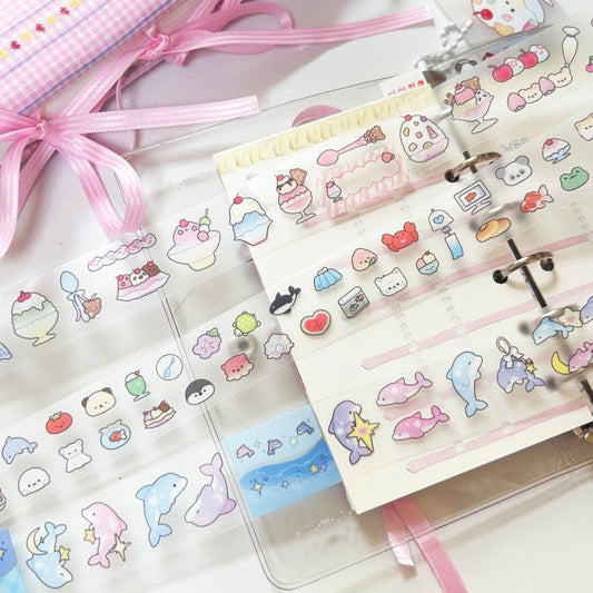 Pompomroom - Transparent Kiss Cut Sticker (3 Types)
