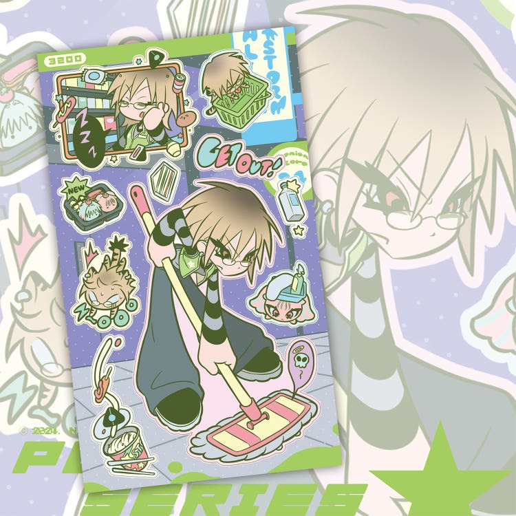 alien storm - svc24 sheet sticker