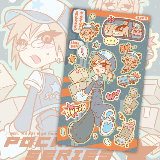alien storm - speed delivery sheet sticker
