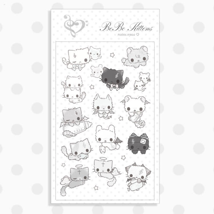 Natsunya - bebe kitten sticker