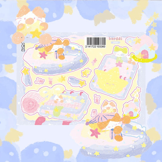 Berddi - star diary Seal Sticker