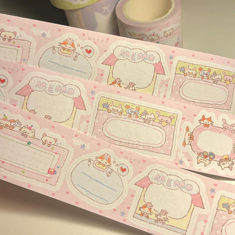 Berddi - Cat Memo Sheet Kiss Cut Sticker