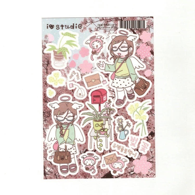 iostudio - cherry blossom Sticker