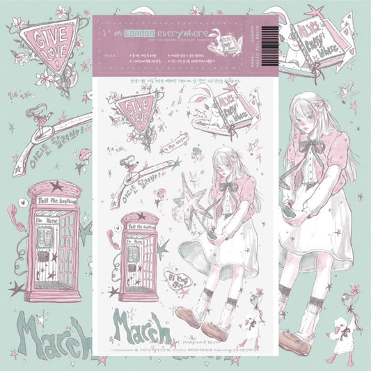 yeorn - everywhere 3 sticker