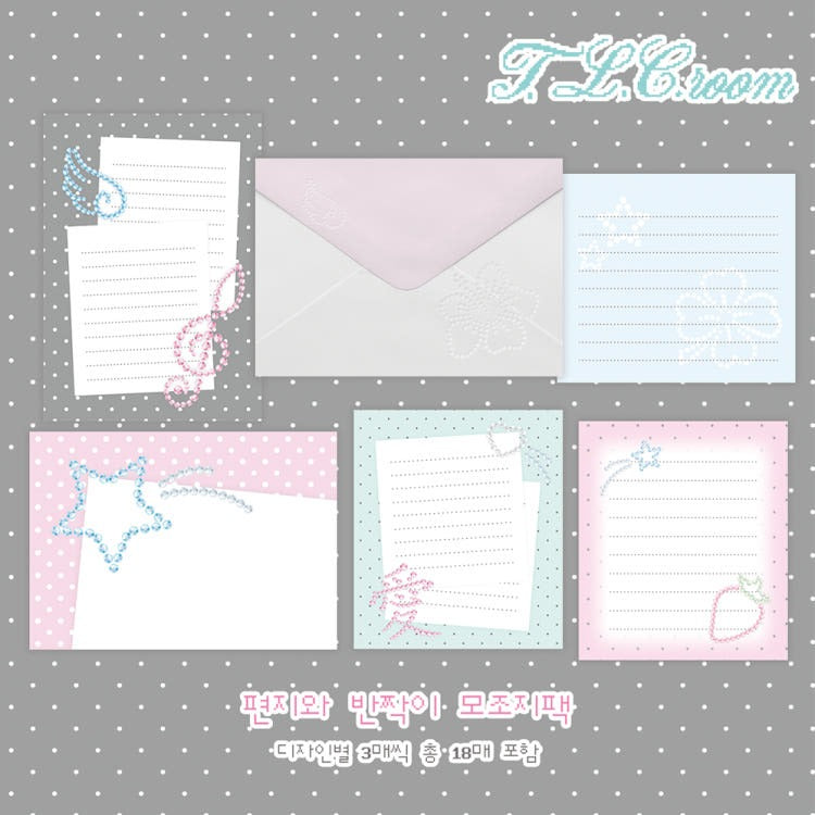 TLC Room - Letter Memo Sheet Sticker Pack