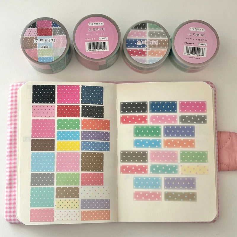 the glint of - Dot lover Kiss Cut tape