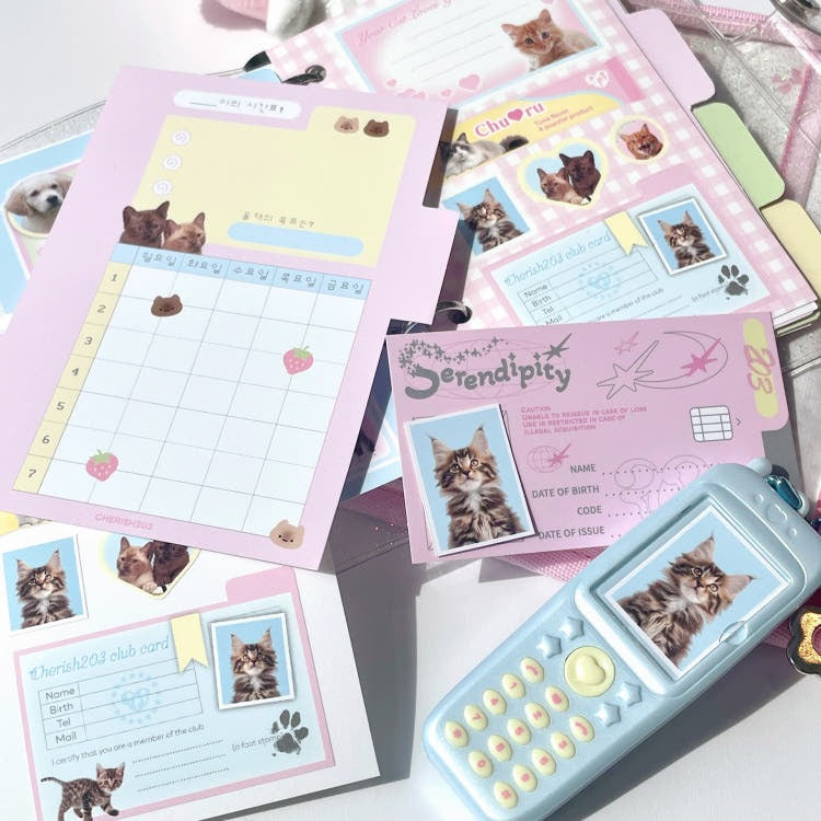 cherish 203 - i love cats sticker