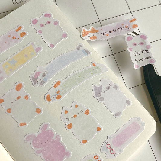 Berddi - Doll Sticker Memo Sheet Kiss Cut Sticker