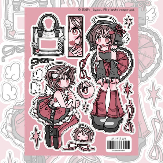 jjyamu - angel sticker
