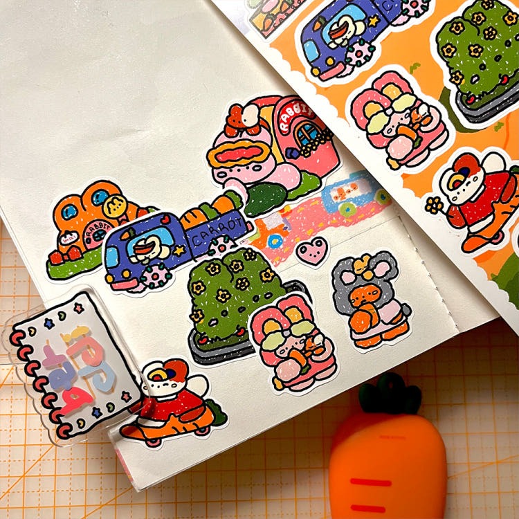 Berddi - bunny Seal Sticker