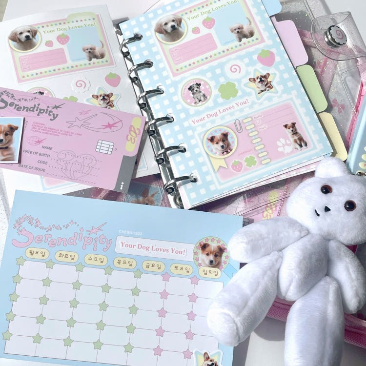 cherish 203 - i love dogs sticker