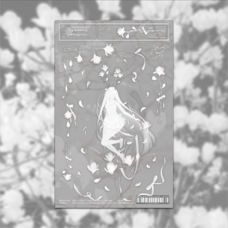 huae - magnolia blossom sticker sheet