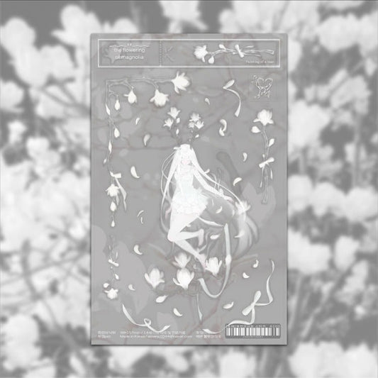 huae - magnolia blossom sticker sheet