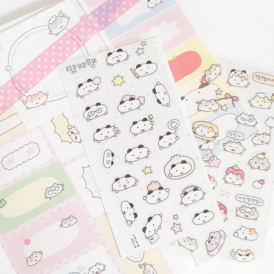 roundoeuf - transparent sticker (4 options)