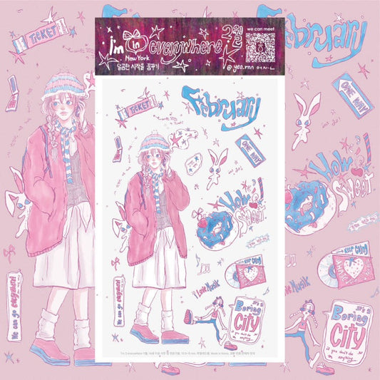 yeorn - everywhere 2 sticker
