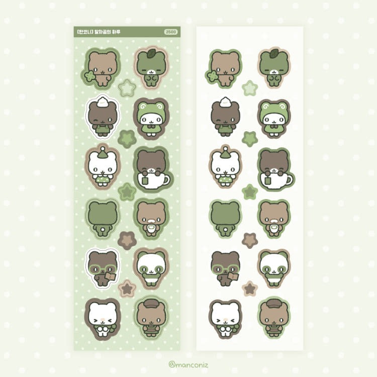 manconiz - matcha sticker