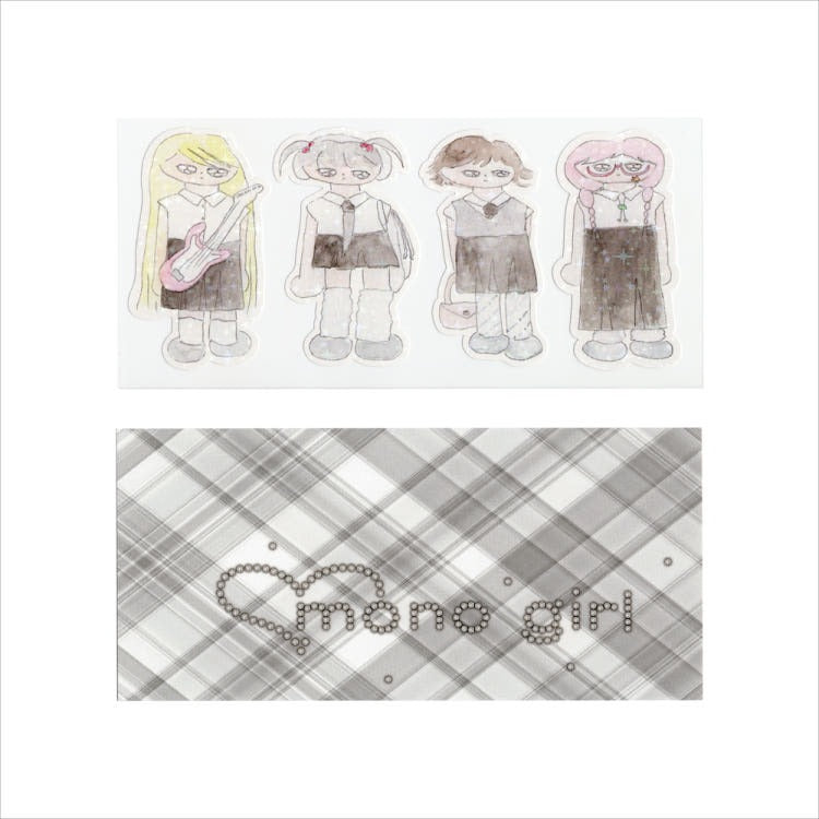 zinzoo - mono girl sheet sticker
