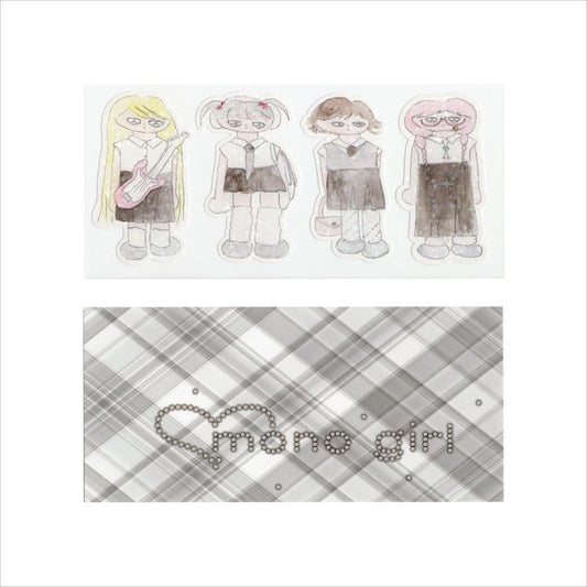 zinzoo - mono girl sheet sticker