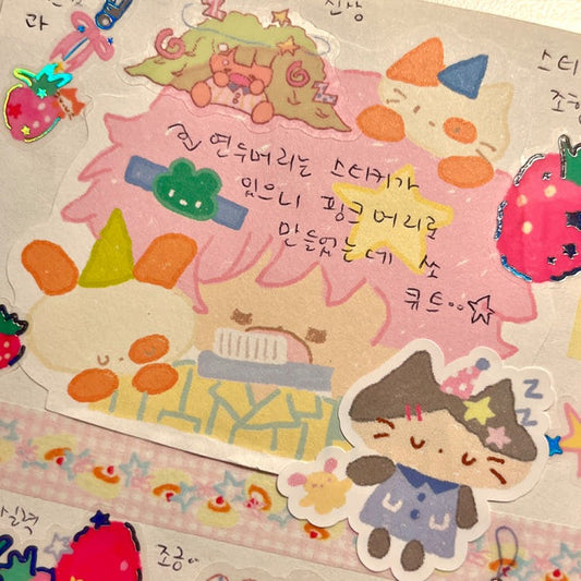 Berddi - goodnight Memo Sheet Sticker Pack
