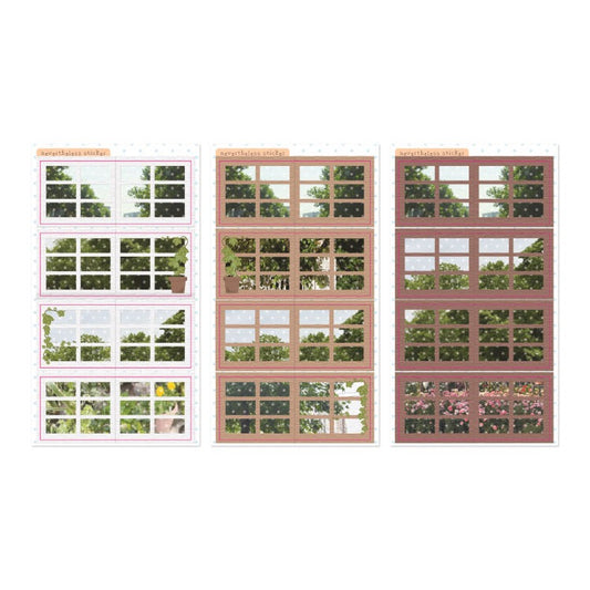 Nevertheless - weekly summer windows memo sheet sticker