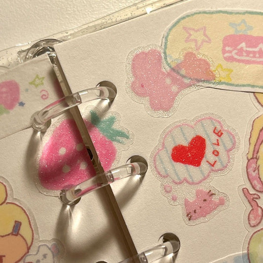 Berddi - Berddi Friends Glitter Kiss Cut Sticker