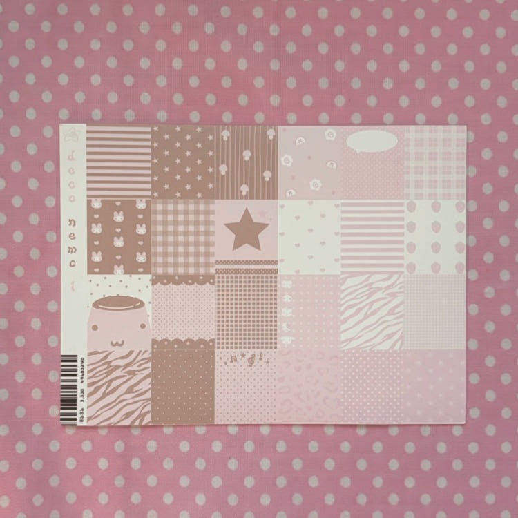 munyu - deco square 1 sticker sheet
