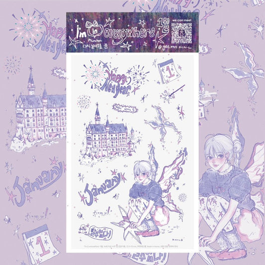 yeorn - everywhere 1 sticker