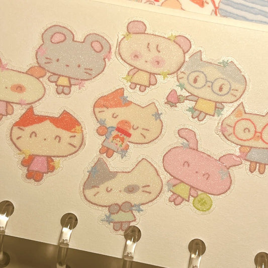 Berddi - Gathering Glitter Kiss Cut Sticker