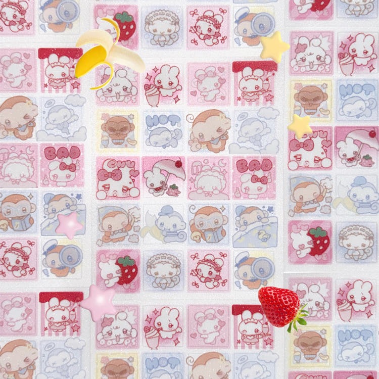 Seolkee Illust - square soda sticker