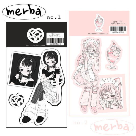 Merrba - girls Sticker Set (2 Types)