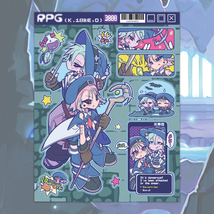 alien storm - rpg sheet sticker